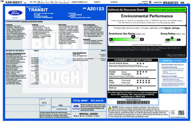 Used 2021 Ford Transit 350 XL RWD image 14
