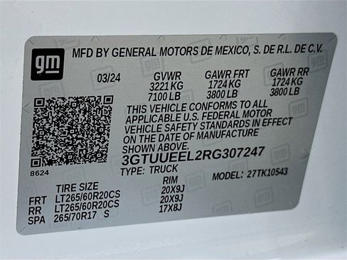 Used 2024 GMC Sierra 1500 AT4 w/ Technology Package image 34