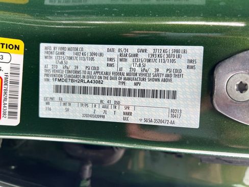 Certified 2024 Ford Bronco Big Bend w/ Sasquatch Package image 31