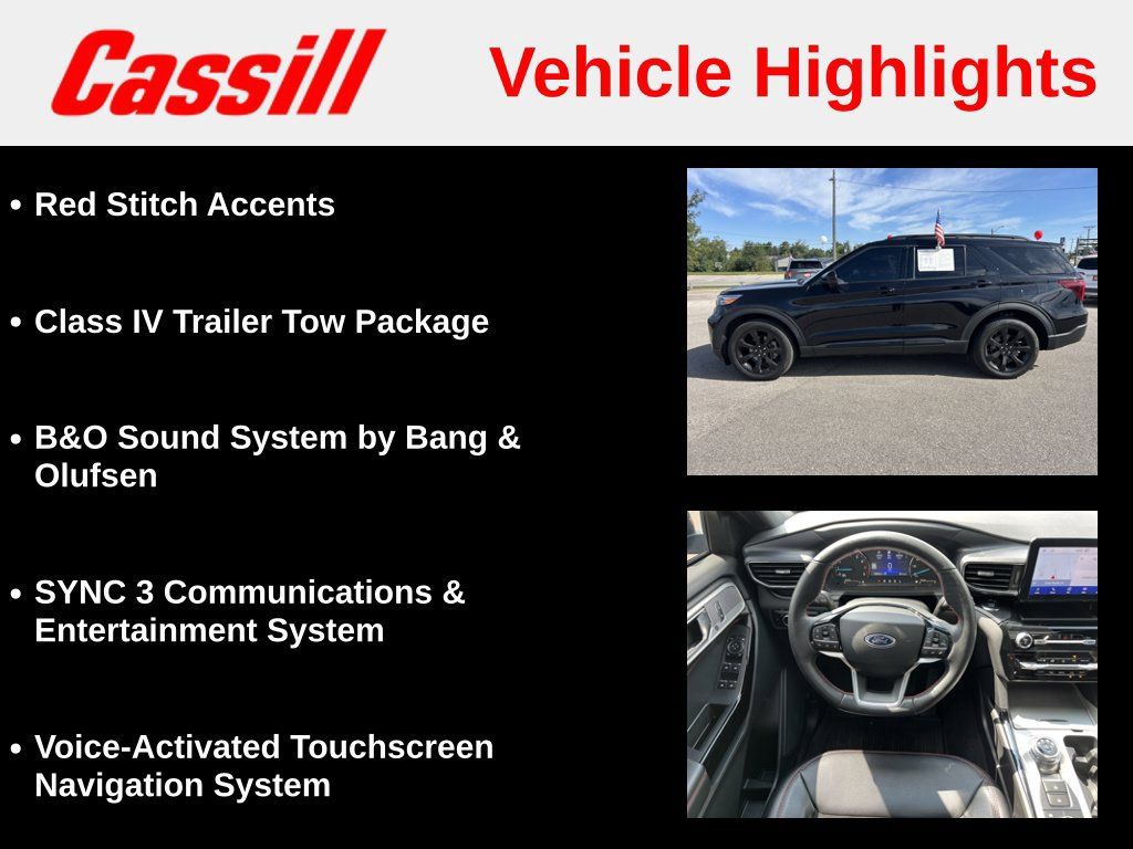 Used 2024 Ford Explorer ST-Line w/ Class IV Trailer Tow Package AWD/4WD image 14