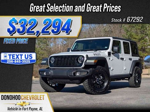 Used 2025 Jeep Wrangler Unlimited Sport S 4xe AWD/4WD image 1