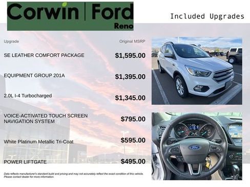 Used 2017 Ford Escape SE w/ SE Leather Comfort Package AWD/4WD image 3