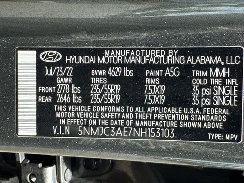 Used 2022 Hyundai Tucson SEL w/ Convenience + Premium Package FWD image 34