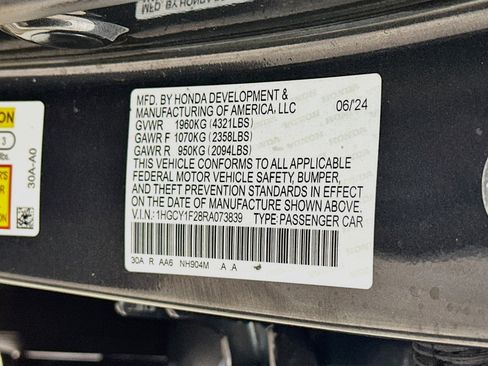 Used 2024 Honda Accord LX image 12
