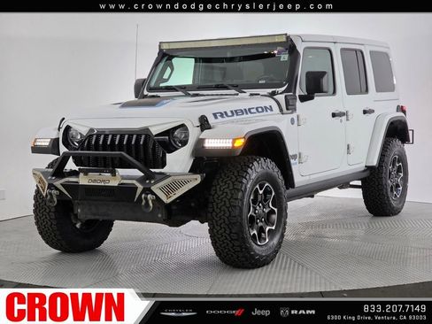 Used 2021 Jeep Wrangler Unlimited Rubicon 4xe w/ Cold Weather Group image 3