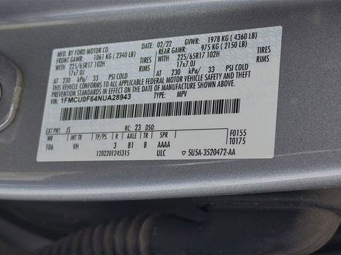 Used 2022 Ford Escape S FWD image 33