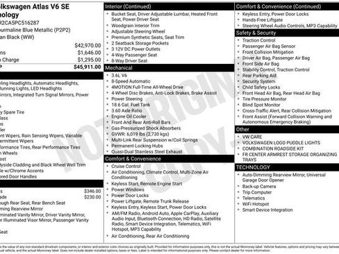Used 2023 Volkswagen Atlas SE image 15