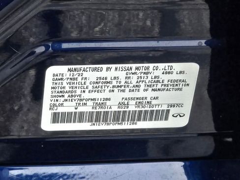 Certified 2023 INFINITI Q50 Luxe w/ Cargo Package image 16