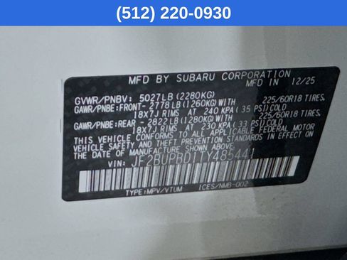 Certified 2026 Subaru Outback Premium AWD/4WD image 41