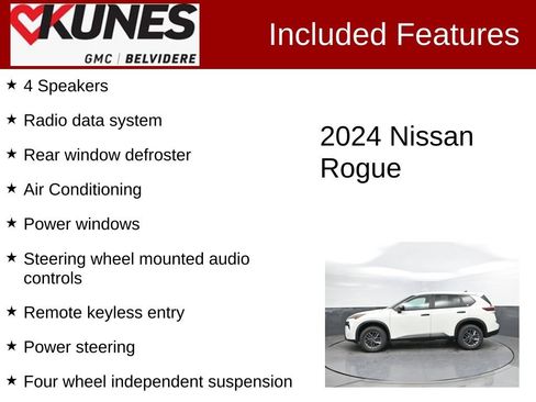 Used 2024 Nissan Rogue S AWD/4WD image 2