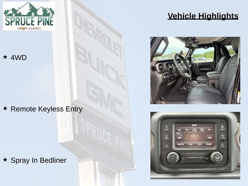 Used 2020 Jeep Gladiator Sport w/ Quick Order Package 24S AWD/4WD image 8
