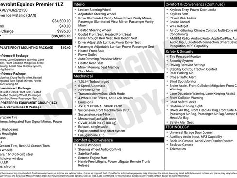 Used 2018 Chevrolet Equinox Premier AWD/4WD image 56