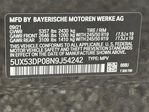 Used 2022 BMW X3 xDrive30i w/ Premium Package image 28