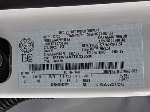 Used 2026 Ford F150 Lariat AWD/4WD image 42