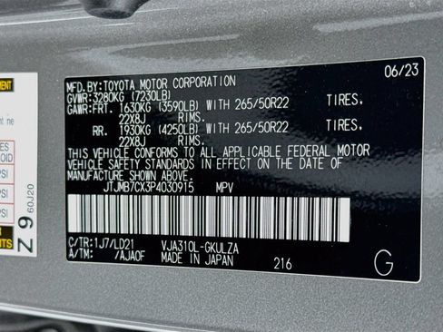 Used 2023 Lexus LX 600 F Sport AWD/4WD image 34