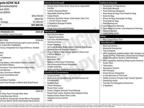 Certified 2024 Toyota bZ4X AWD w/ Weather Package image 35