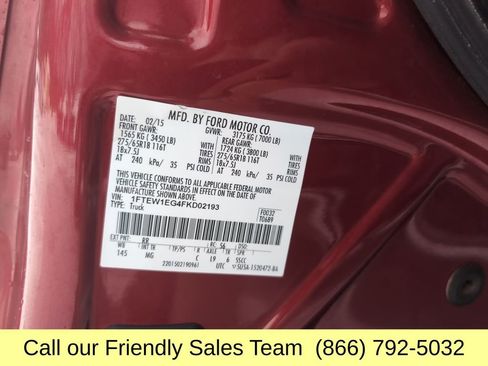 Used 2015 Ford F150 XLT w/ Equipment Group 302A Luxury image 28