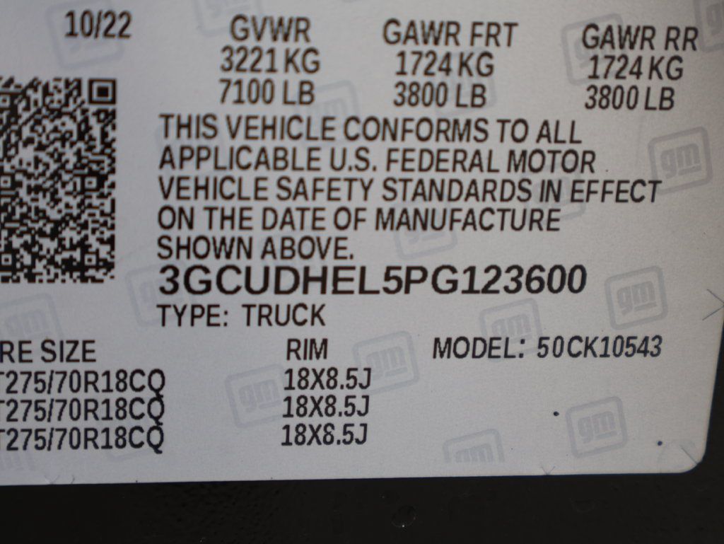 Used 2023 Chevrolet Silverado 1500 ZR2 w/ Technology Package AWD/4WD image 40