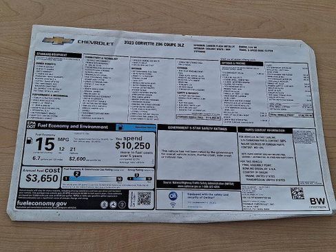 Used 2023 Chevrolet Corvette Z06 image 32
