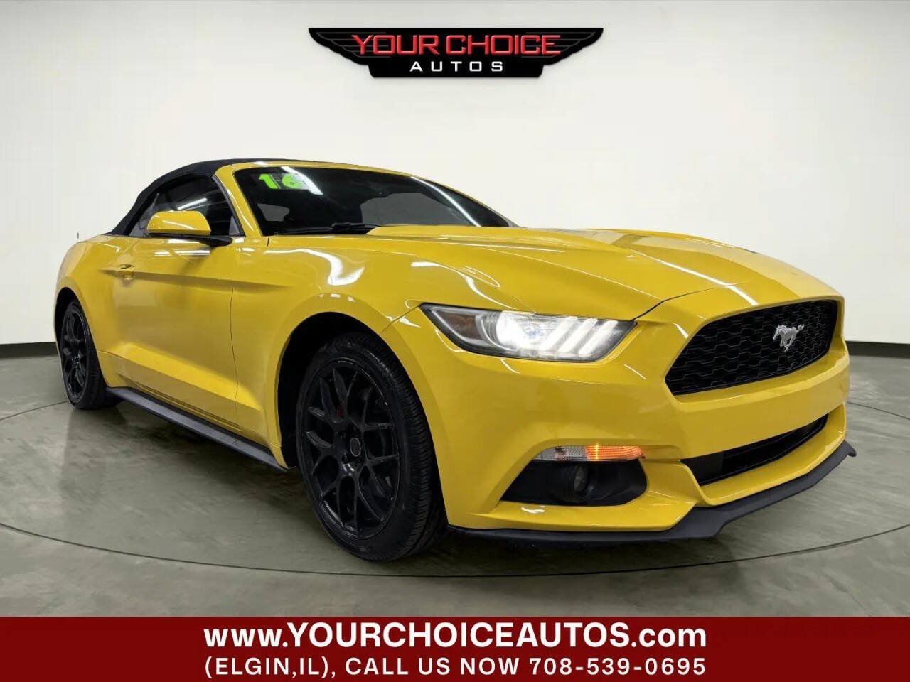 Used 2016 Ford Mustang Convertible w/ Equipment Group 051A RWD image 12
