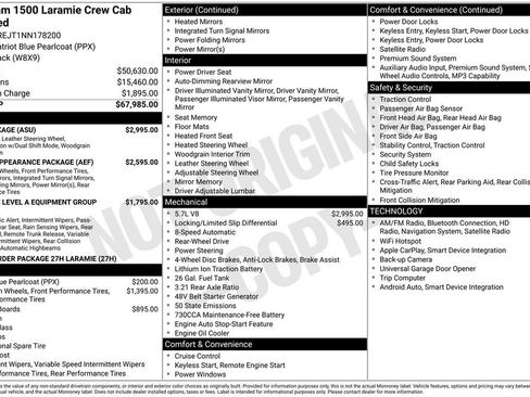 Used 2022 RAM 1500 Laramie w/ G/T Package RWD image 6