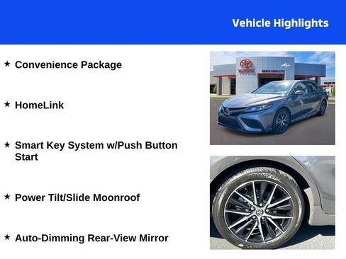 Used 2024 Toyota Camry SE w/ Convenience Package FWD image 4