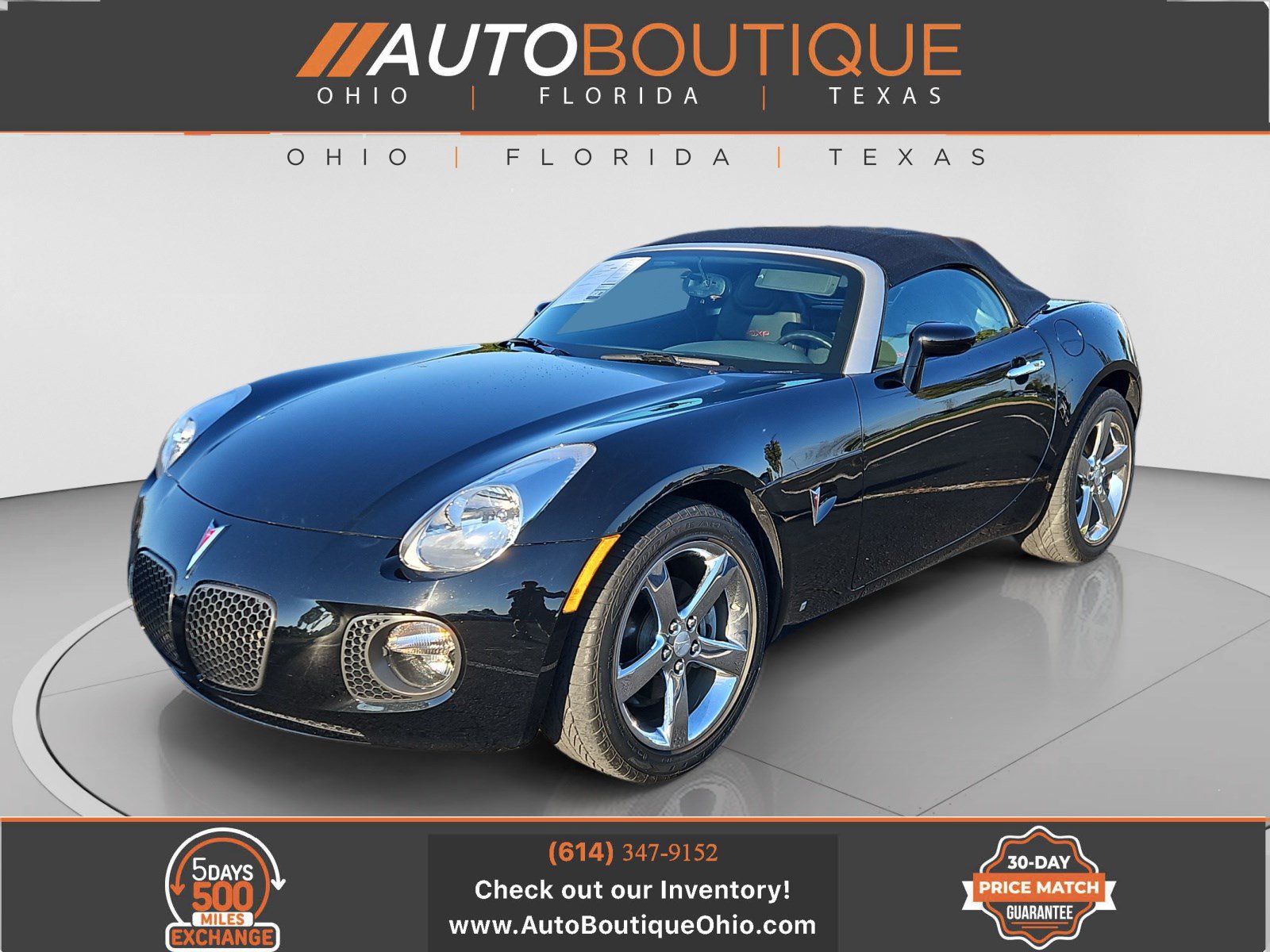 Used 2009 Pontiac Solstice GXP w/ Club Sport Package RWD image 1