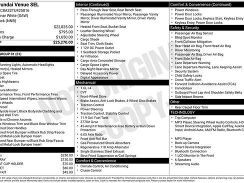 Used 2026 Hyundai Venue SEL FWD image 4