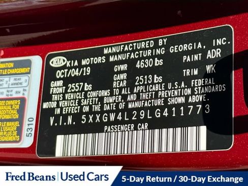 Used 2020 Kia Optima SX FWD image 39