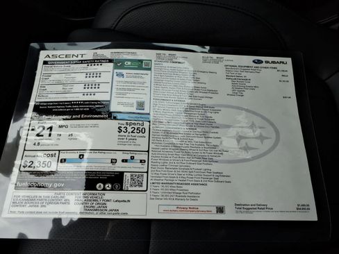 New 2026 Subaru Ascent Touring image 40