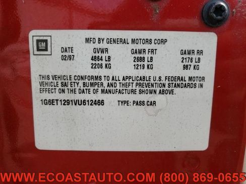 Used 1997 Cadillac Eldorado Touring image 16