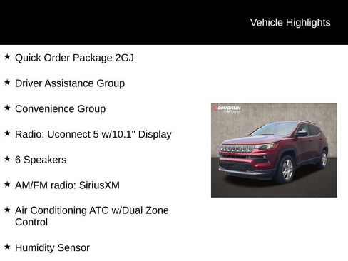 Used 2022 Jeep Compass Latitude w/ Convenience Group AWD/4WD image 2