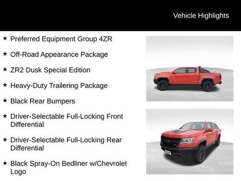 Used 2019 Chevrolet Colorado ZR2 w/ ZR2 Dusk Special Edition AWD/4WD image 3