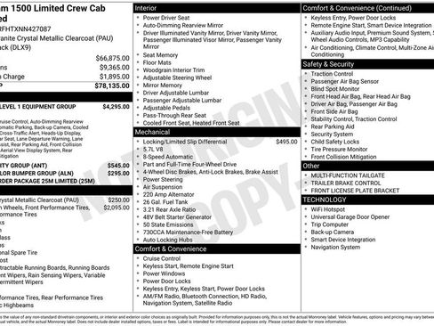 Used 2022 RAM 1500 Limited AWD/4WD image 4