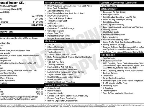 Certified 2022 Hyundai Tucson SEL FWD image 30
