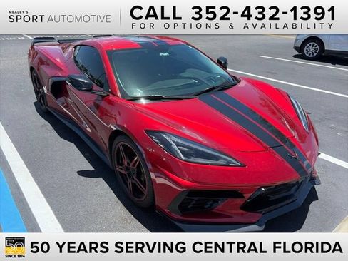 Used 2022 Chevrolet Corvette Stingray Premium Cpe w/ Z51 Performance Package RWD image 1