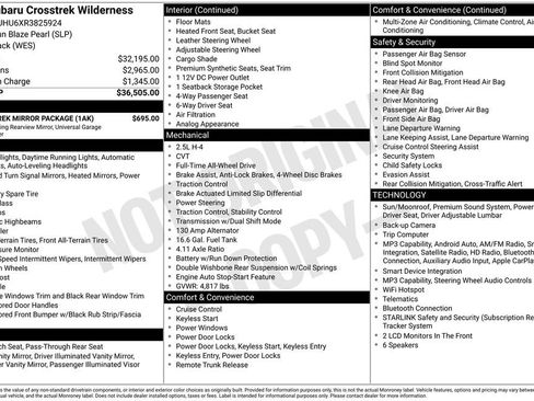 Used 2024 Subaru Crosstrek 2.5i Wilderness w/ Crosstrek Mirror Package image 3