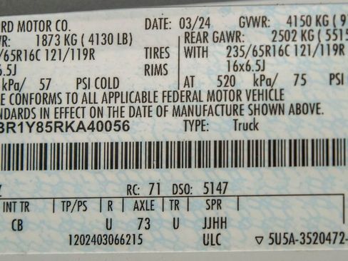 Used 2024 Ford Transit 250 Low Roof w/ Exterior Upgrade Package image 28