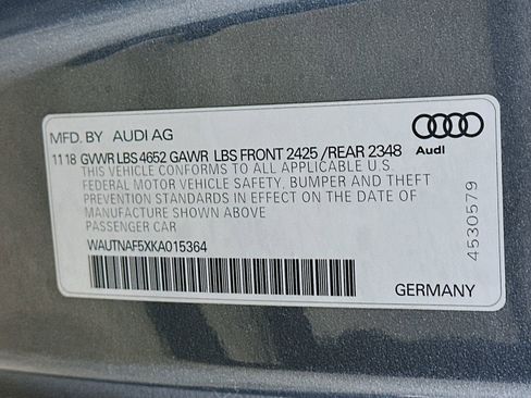 Used 2019 Audi A5 2.0T Premium Plus w/ Premium Plus AWD/4WD image 47