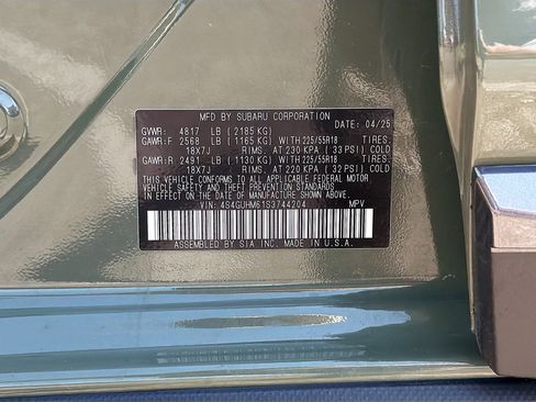 Certified 2025 Subaru Crosstrek 2.5i Limited w/ Popular Package #3A image 42