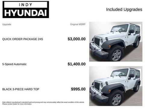 Used 2017 Jeep Wrangler Sport w/ Quick Order Package 24S image 4