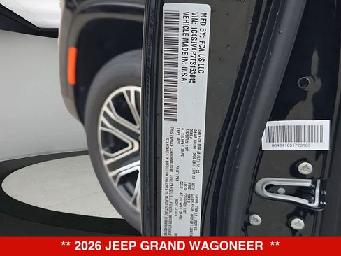 New 2026 Jeep Grand Wagoneer 4WD w/ Premium Group I image 39