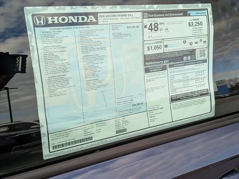 New 2026 Honda Accord EX-L image 17