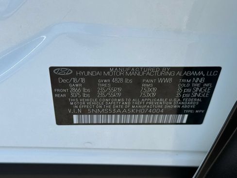 Used 2019 Hyundai Santa Fe FWD w/ Cargo Package image 37