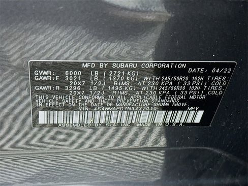 Certified 2022 Subaru Ascent Limited w/ Technology Package image 40