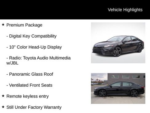 Used 2025 Toyota Camry XSE image 5