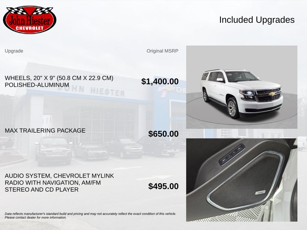 Certified 2015 Chevrolet Suburban LT w/ Max Trailering Package AWD/4WD image 3