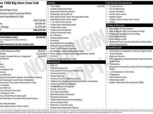 Used 2023 RAM 1500 Big Horn w/ Trailer Tow Group AWD/4WD image 25