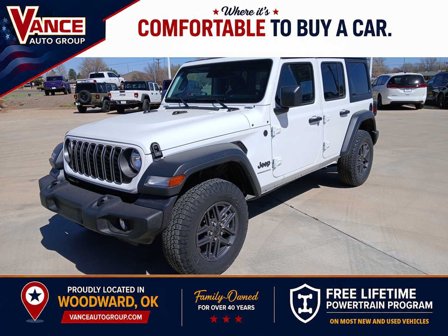 Used 2025 Jeep Wrangler Unlimited Sport AWD/4WD image 1