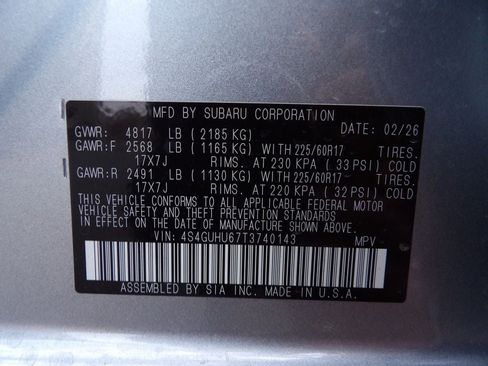 New 2026 Subaru Crosstrek 2.5i Wilderness image 32